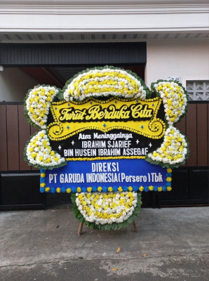 Papan Bunga Duka di Bantaeng