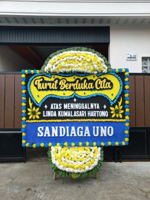 Papan Bunga Duka di Bantaeng